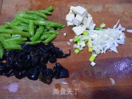 Make Three-colour fried step 0
