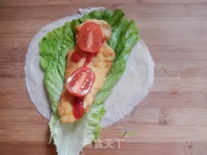 Make Mexican chicken rolls step 8