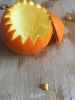 Make Orange ginger on milk step 2