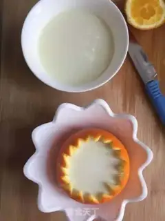 Make Orange ginger on milk step 7