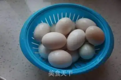 Make Homemade tar duck eggs step 0
