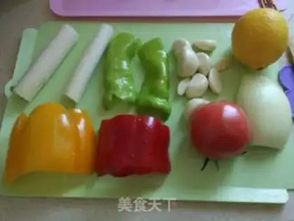 Make Beef vegetable string step 0