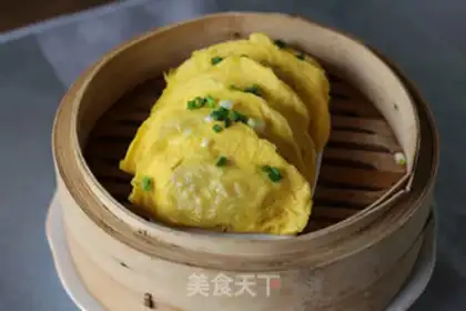 Make Steaming egg dumplings step 3