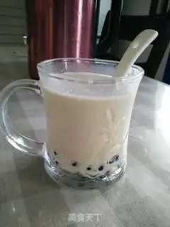 Make Homemade pearl milk tea step 2