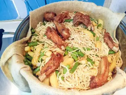 Make Steamed halogen noodles step 7