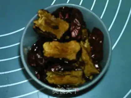 Make Rose ginger dates step 1