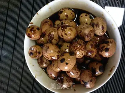 Make Cook quail eggs step 2