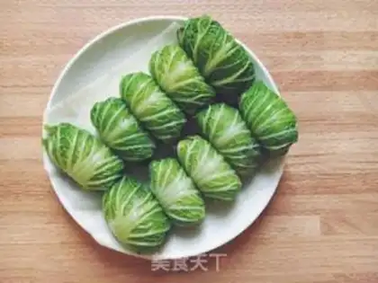 Make Three cabbage rolls step 4