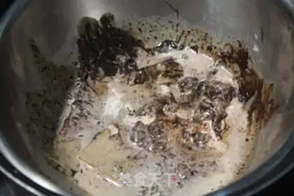 Make Double chocolate mousse step 20