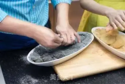 Make Peanut sesame potatoes step 6