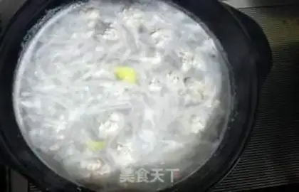 Make ♪ ♪ The radish silkball soup ♪ step 7