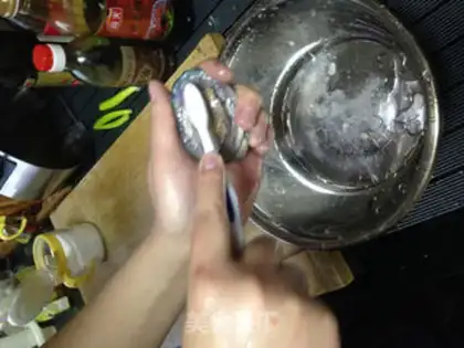 Make Process fresh abalone step 1