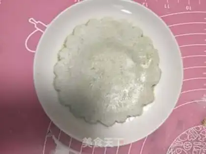 Make Porridge rice cake step 5