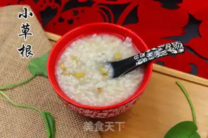 Make Green bean congee step 6