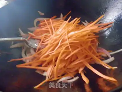 Make Susie fried noodles step 4
