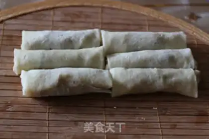 Make Spring rolls step 12
