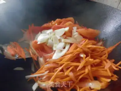 Make Susie fried noodles step 5