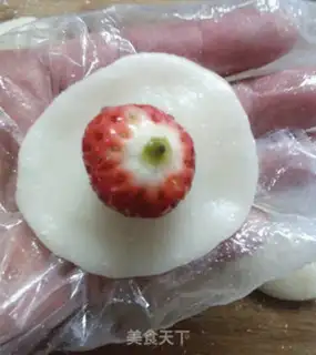 Make Strawberry Dafu step 11