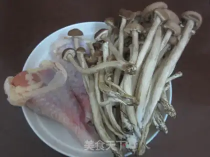 Make Tea mushroom fried chicken step 0