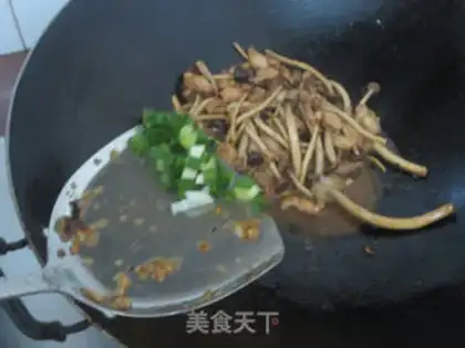 Make Tea mushroom fried chicken step 9