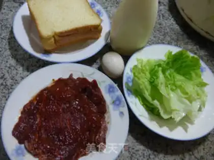 Make Egg steak sandwich step 0