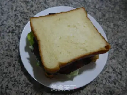 Make Egg steak sandwich step 5