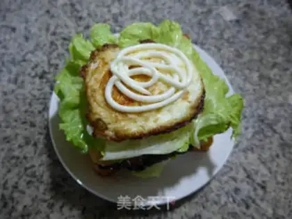Make Egg steak sandwich step 6