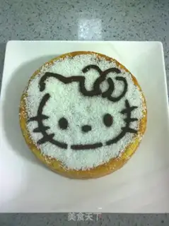 Make Katie cat sponge cake step 10