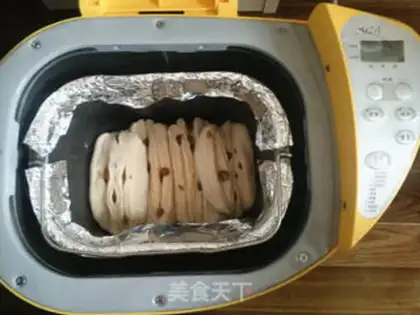 Make raisin coconuts, thousands of layers of toast step 12