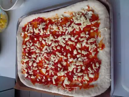 Make Home-based square pizza step 5