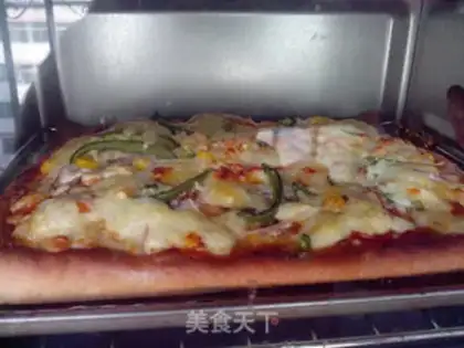 Make Home-based square pizza step 8