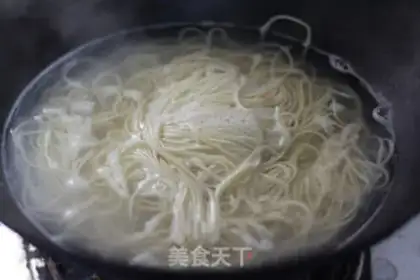 Make Red noodles step 1