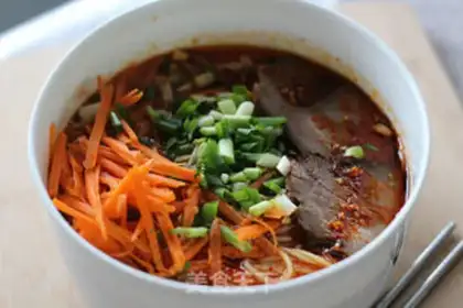 Make Red noodles step 2