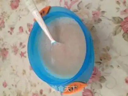 Make Baby eats banana mud step 2
