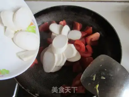 Make Tomatoes, mushrooms, eggs step 5