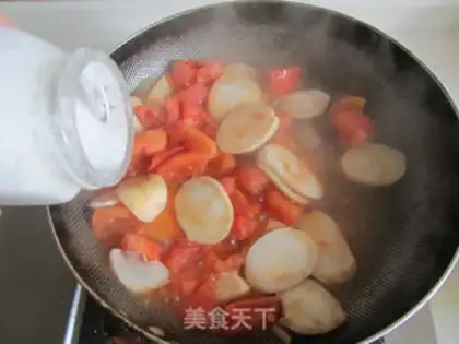 Make Tomatoes, mushrooms, eggs step 7