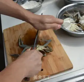 Make Crab burning beans step 0