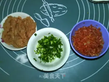 Make Chicken tofu pie step 1