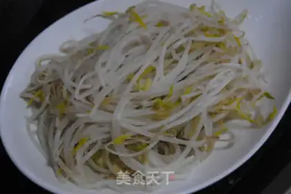 Make Cold bean sprouts step 3