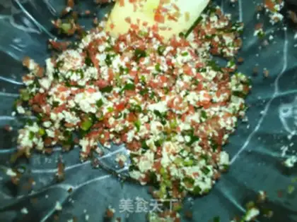Make Chicken tofu pie step 4