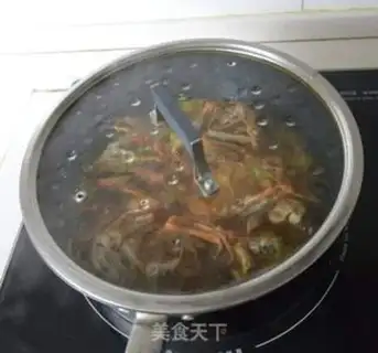 Make Crab burning beans step 6