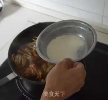 Make Crab burning beans step 7