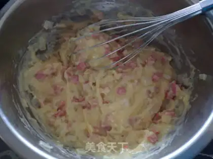 Make Onion ham and marfin step 12