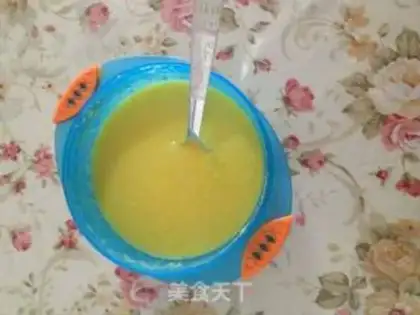 Make The baby eats eggnog powder step 3
