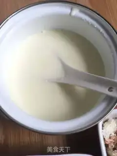 Make Egg cream oatmeal toast pudding step 3