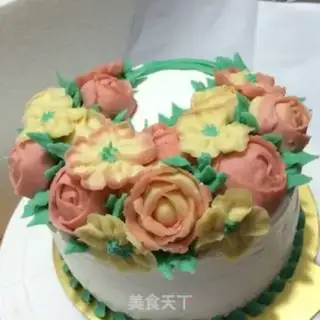 Make Korean soy cream cake step 12
