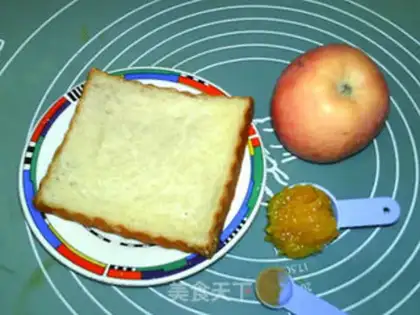 Make Cinnamon applesapple toast step 0