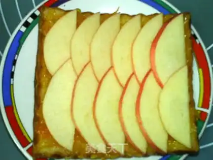 Make Cinnamon applesapple toast step 4