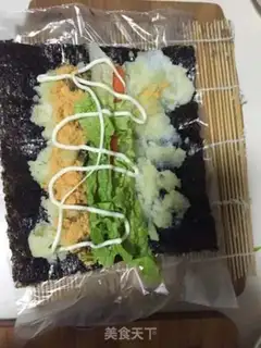Make Potato sushi step 6