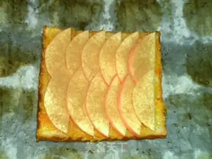 Make Cinnamon applesapple toast step 6